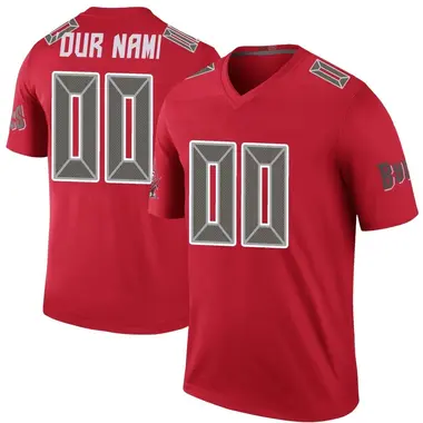 2021 Tampa Bay Buccaneers Custom Vapor Elite Red 3D Jersey in 2023